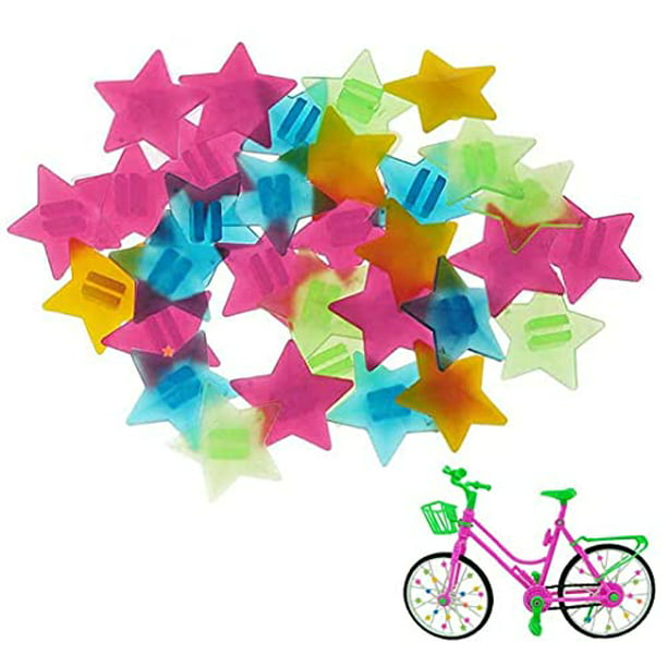 Bicycle Accessories Wheel Clip Decoration Colored Bike Wheel Spoke Bead Plastic